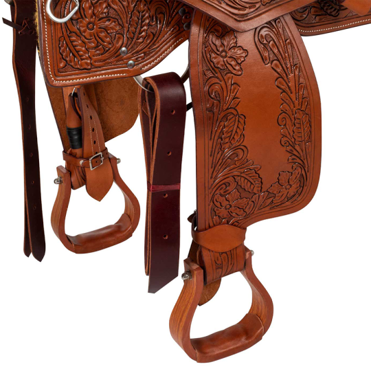Selle western working ranch Classic Flower